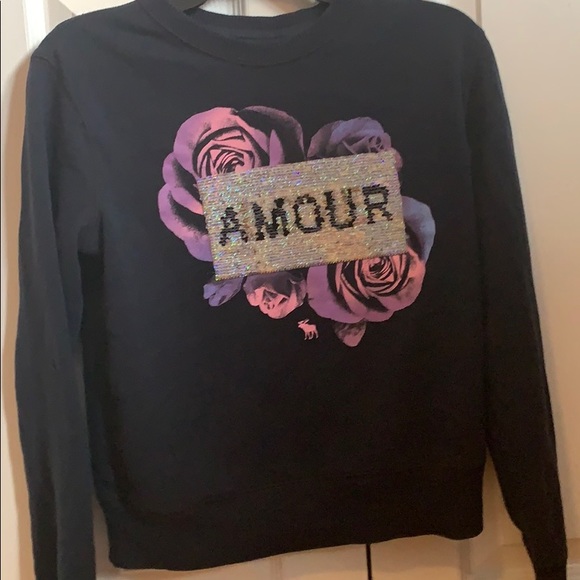 Dark blue flip sweater - Picture 2 of 4